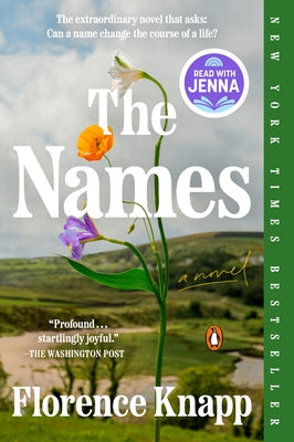 Paperback of "The Names: A Read with Jenna Pick" by Penguin Books, showing the front cover with title and author details.