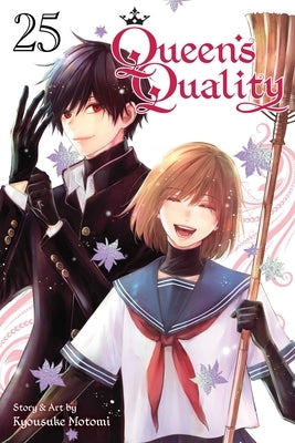 Paperback of Queen's Quality, Vol. 25 manga by Viz Media featuring colorful cover art and characters from the series.