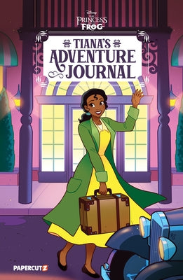 Paperback Disney Princess and the Frog Tiana's Adventure Journal by Papercutz, featuring colorful cover art with Tiana from the animated film.