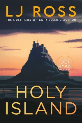 Paperback of Holy Island by Poisoned Pen Press, featuring the book cover with title and author details.
