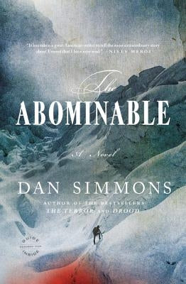 Paperback of The Abominable by Back Bay Books featuring the book cover with mountain and snowy landscape design.
