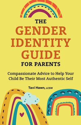 Paperback book titled "The Gender Identity Guide for Parents" by Callisto, featuring a cover with colorful, inclusive design.
