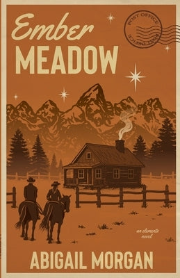 Paperback book titled Ember Meadow by Abigail Morgan with a colorful floral cover design.