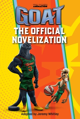 Paperback copy of "Goat: The Official Novelization" by Penguin Young Readers Licenses, featuring the book cover with artwork.