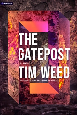 Paperback copy of The Gatepost by Podium Publishing featuring a cover with a dark, atmospheric design and bold title text.