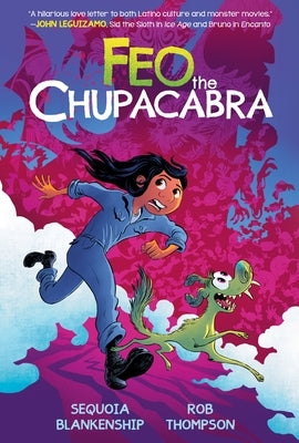 Paperback of Feo the Chupacabra graphic novel by Abrams Fanfare, featuring colorful cover art of the mythical creature.