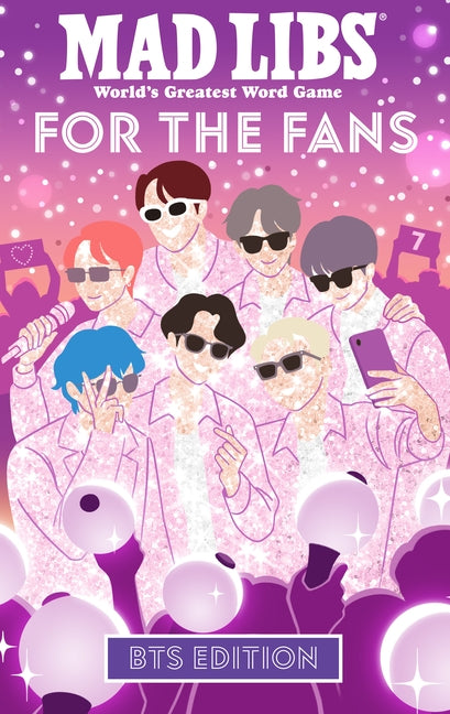 Paperback Mad Libs: For the Fans BTS Edition with colorful pages and BTS-themed prompts for fun, interactive storytelling.