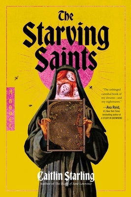Paperback of The Starving Saints by Harper Voyager featuring cover art with dark, gritty imagery and bold typography.