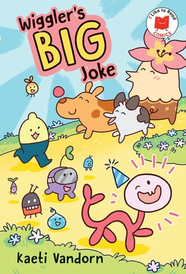 Paperback of Wiggler's Big Joke by Holiday House featuring colorful cartoon illustrations on the cover.