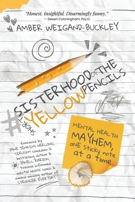 Paperback book titled "Mental Health Mayhem" by Abundance Books LLC, featuring a colorful cover with sticky notes and illustrations.
