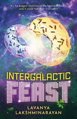 Paperback of Intergalactic Feast by Solaris featuring vibrant sci-fi book cover with futuristic space imagery.