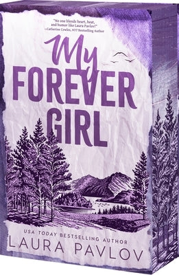Paperback of My Forever Girl by Entangled: Amara featuring a romantic novel cover with a woman and scenic background