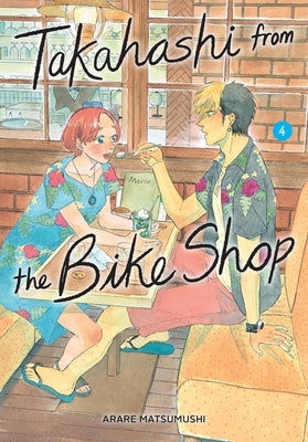 Paperback of Takahashi from the Bike Shop, Vol. 4 by Yen Press, featuring cover art with a bike-themed illustration.