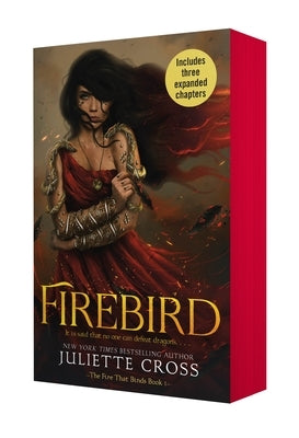Bramble Firebird paperback novel with colorful cover art showing a fiery bird in flight on a white background.