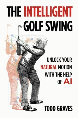 Paperback book titled "The Intelligent Golf Swing" by Brown Books Publishing Group, featuring a cover image with golf-related graphics.