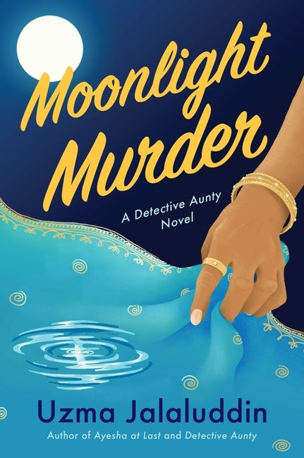 Paperback of Moonlight Murder: A Detective Aunty Novel by Harper Perennial, featuring the book cover with dark moonlit scene.