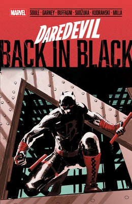 Marvel Universe Daredevil: Back in Black paperback book with cover illustration featuring Daredevil in black costume.