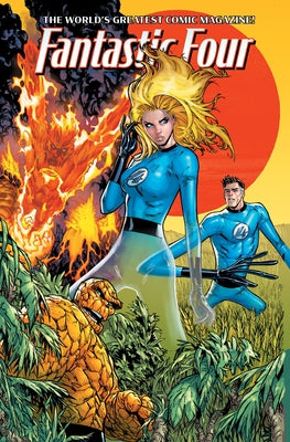 Marvel Universe Fantastic Four Vol. 1 paperback comic book featuring the original Fantastic Four characters and colorful cover art.