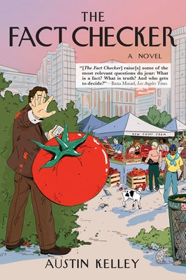 Paperback of The Fact Checker book by Grove Press, showing the front cover with title and author details.