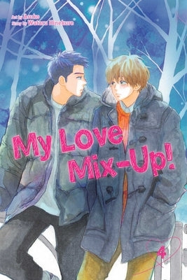 Paperback copy of My Love Mix-Up! Vol. 4 manga by Viz Media, featuring colorful cover art with characters in romantic poses.