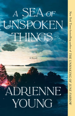 Paperback copy of "A Sea of Unspoken Things" by Dell, featuring the book cover with ocean-themed artwork.