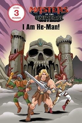 Paperback of Masters of the Universe I Am He-Man! book by Mattel featuring He-Man character from the film.