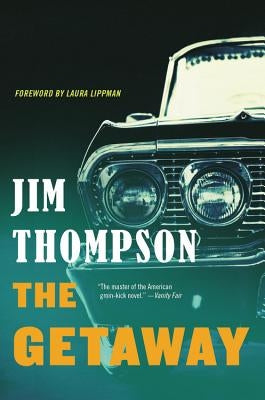 Paperback copy of "The Getaway" novel by Mulholland Books, featuring a cover with bold title and artwork.