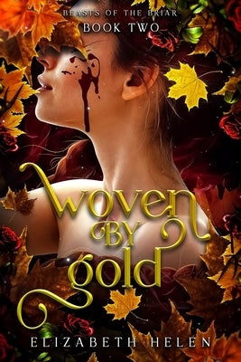 Paperback of "Woven by Gold" Standard Edition by Bloom Books, featuring a woven gold-themed cover design.