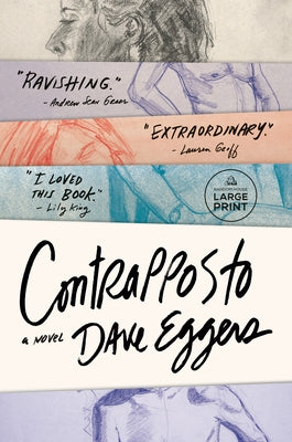 Paperback edition of Contrapposto by Random House Large Print Publishing, showing the book cover with artwork and title.