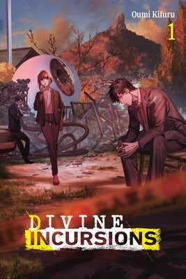 Paperback of Divine Incursions Vol. 1 light novel by Yen On, featuring colorful cover art with fantasy-themed illustrations.
