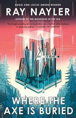 Paperback of "Where the Axe Is Buried" by Picador USA showing the book cover with title and author details.
