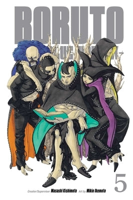 Paperback of Boruto: Two Blue Vortex, Vol. 5 by Viz Media featuring manga cover art with characters and vibrant blue accents.