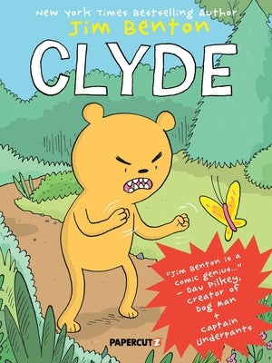 Paperback comic book titled Clyde by Papercutz featuring colorful illustrated cover art.
