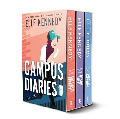 Bloom Books Campus Diaries Series boxed set featuring paperback editions of The Graham Effect, The Dixon Rule, and The Charlie Method.