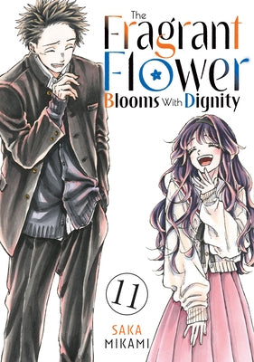 Paperback of The Fragrant Flower Blooms with Dignity 11 by Kodansha Comics, featuring colorful floral cover art.