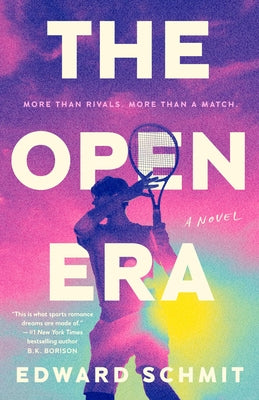Paperback of "The Open Era" by Berkley Books, with a cover featuring a tennis court and players in action.