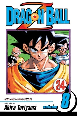 Paperback Dragon Ball Z, Vol. 8 manga by Viz Media featuring colorful anime characters on the cover.