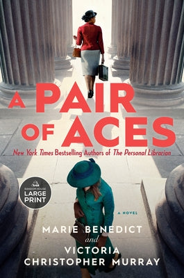 Cover of "Aces" paperback novel by Random House Large Print Publishing featuring a colorful, abstract design.