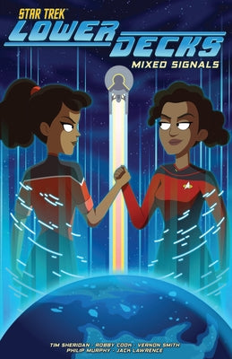 Paperback of Star Trek: Lower Decks, Vol. 2: Mixed Signals comic book by IDW Publishing featuring colorful cover art.