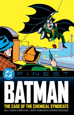 Paperback of DC Comics Batman: The Case of the Chemical Syndicate comic book featuring Batman on the cover with colorful artwork.