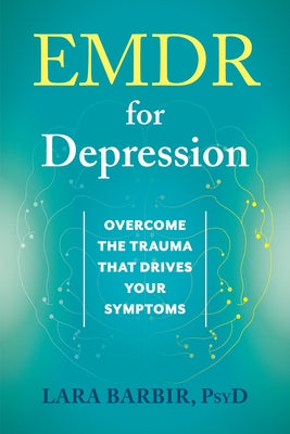 Paperback book titled "EMDR for Depression" by New Harbinger Publications, featuring a colorful cover design.