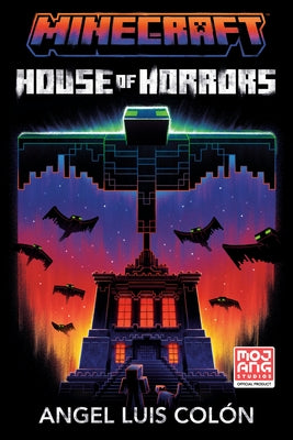 Paperback of Minecraft: House of Horrors official novel by Random House Worlds, featuring a spooky Minecraft-themed cover.