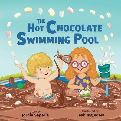 Paperback of The Hot Chocolate Swimming Pool by Purple Glasses Media Inc., featuring a colorful cover design.