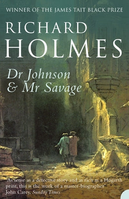 Paperback of "Dr Johnson and Mr Savage" by Harper Perennial, showing the book cover with title and author details.