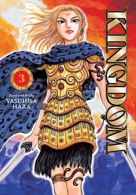 Paperback of Kingdom, Vol. 3 manga by Viz Media featuring dynamic cover art with characters in action.