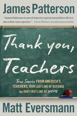 Paperback book titled "Thank You, Teachers" by Little Brown and Company, featuring a cover with a heartfelt message and teacher-themed design.
