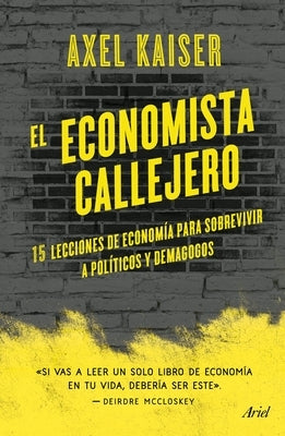 Paperback of El Economista Callejero by Planeta Publishing with cover illustration and visible text on the front.