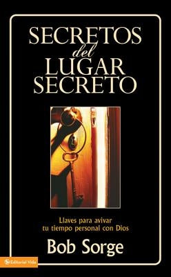 Paperback book titled "Secretos del Lugar Secreto" by Vida Publishers, with cover design featuring spiritual imagery.