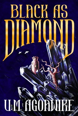 Black as Diamond paperback book by Bindery Books with a black cover and minimalist design on the front.