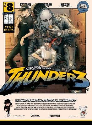 Paperback of Thunder 3 Volume 8 comic book by Vertical Comics, featuring colorful cover art and bold title text.